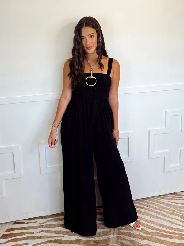 The Jasper Jumpsuit in Black